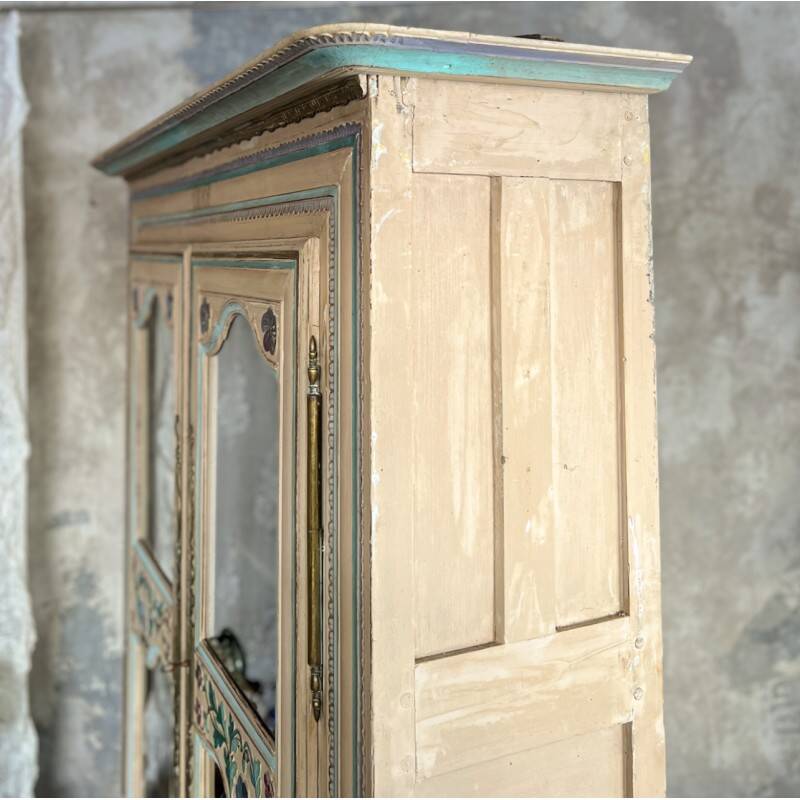 Painted antique wardrobe