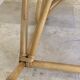 Natural rattan rocking chair.