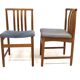 Set de 2 chaises scandinave en chêne, Suède, 1960