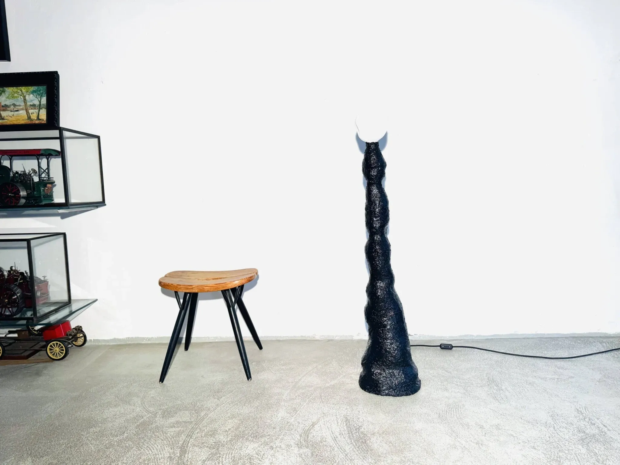 Lampe de sol Black Meteor par Jonathan Bocca pour Job Studio, Italie, 2023