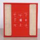 Enzo Mari, coffret de 3 supports modulaires en métal pour disques vinyle LP, 1965, Italie
