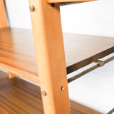 William Watting walnut wall rack Fristho Franeker, 1956