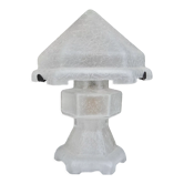 Frosted glass lamp