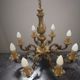 Old chandelier 8 fires / 8 branches gilded bronze Louis XVI TBE