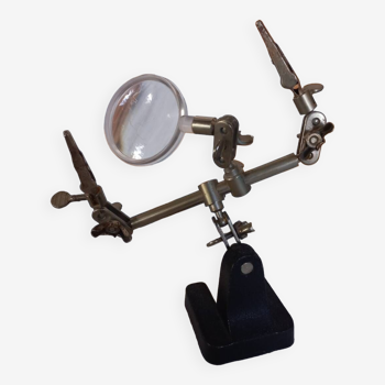 Old jeweler watchmaker's magnifying glass