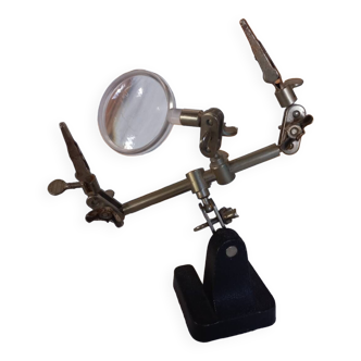 Old jeweler watchmaker's magnifying glass