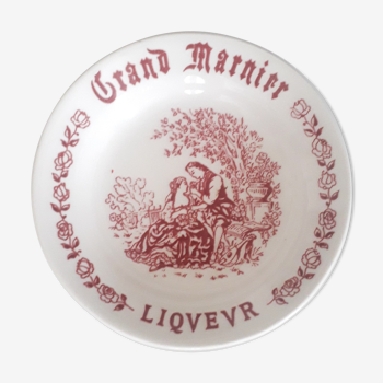 Vide poche porcelaine Gien publicité Grand Marnier