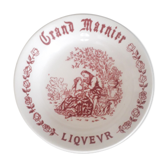 Vide poche porcelaine Gien publicité Grand Marnier