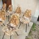 Vintage fiberglass chairs La Cigogne