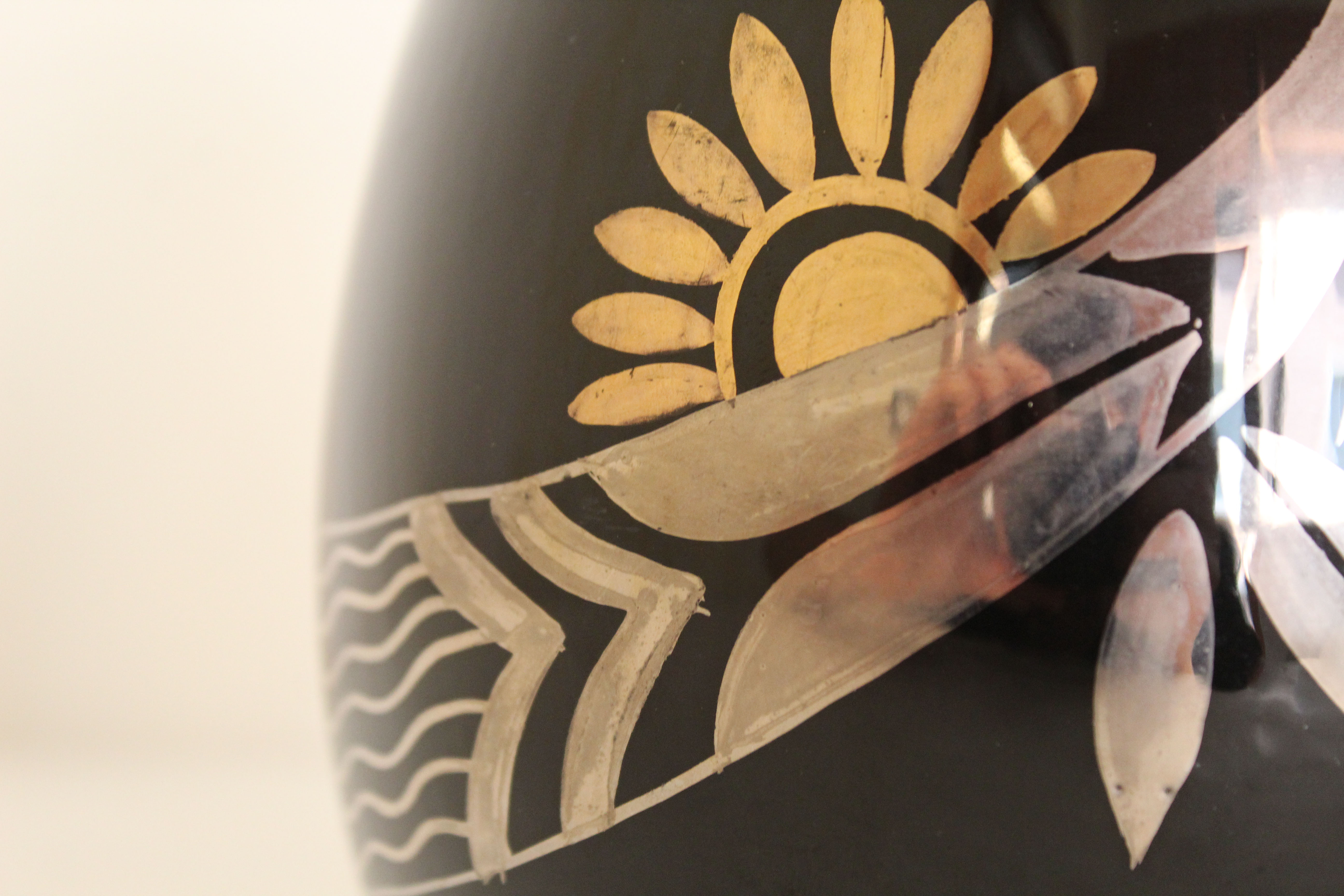 Art deco vases signed Bosh, Made in Belgium "D 1780-945"