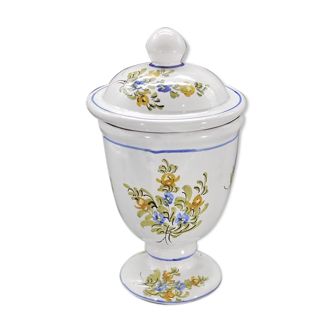 Apothecary pot in French earthenware