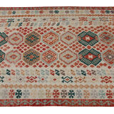 Vintage Afghan Kilim Rug Carpet 180x259cm