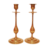 Brass candle holders