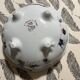 Hand-painted Chantilly porcelain salad bowl