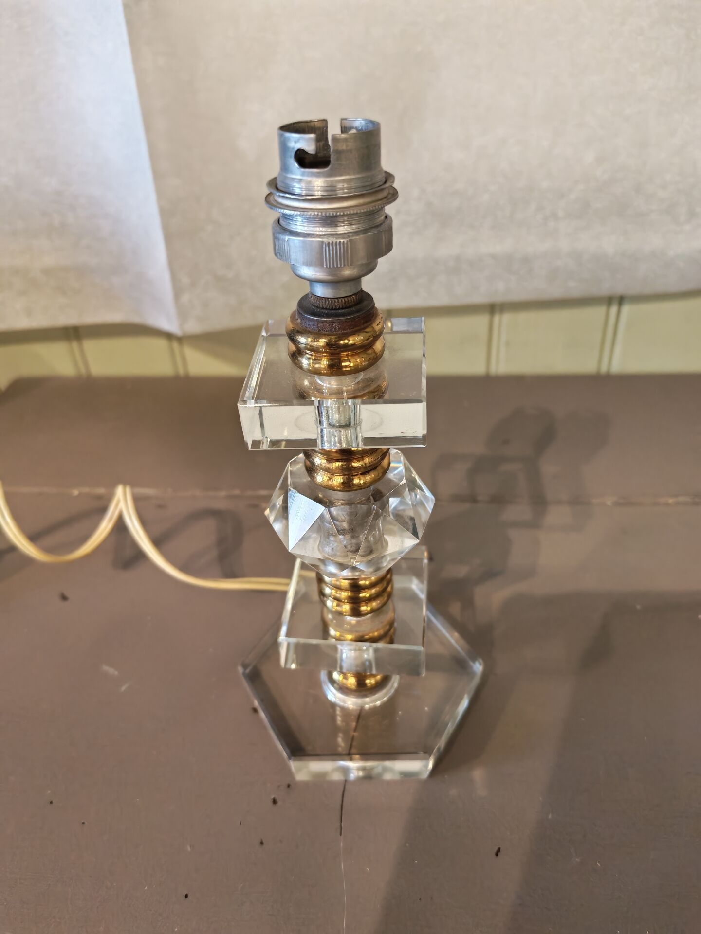 Art Deco style Adnet lamp base