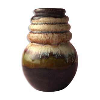 Mid-century West German Fat Lava ceramic vase