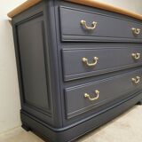 Vintage cherry wood commode refurbished