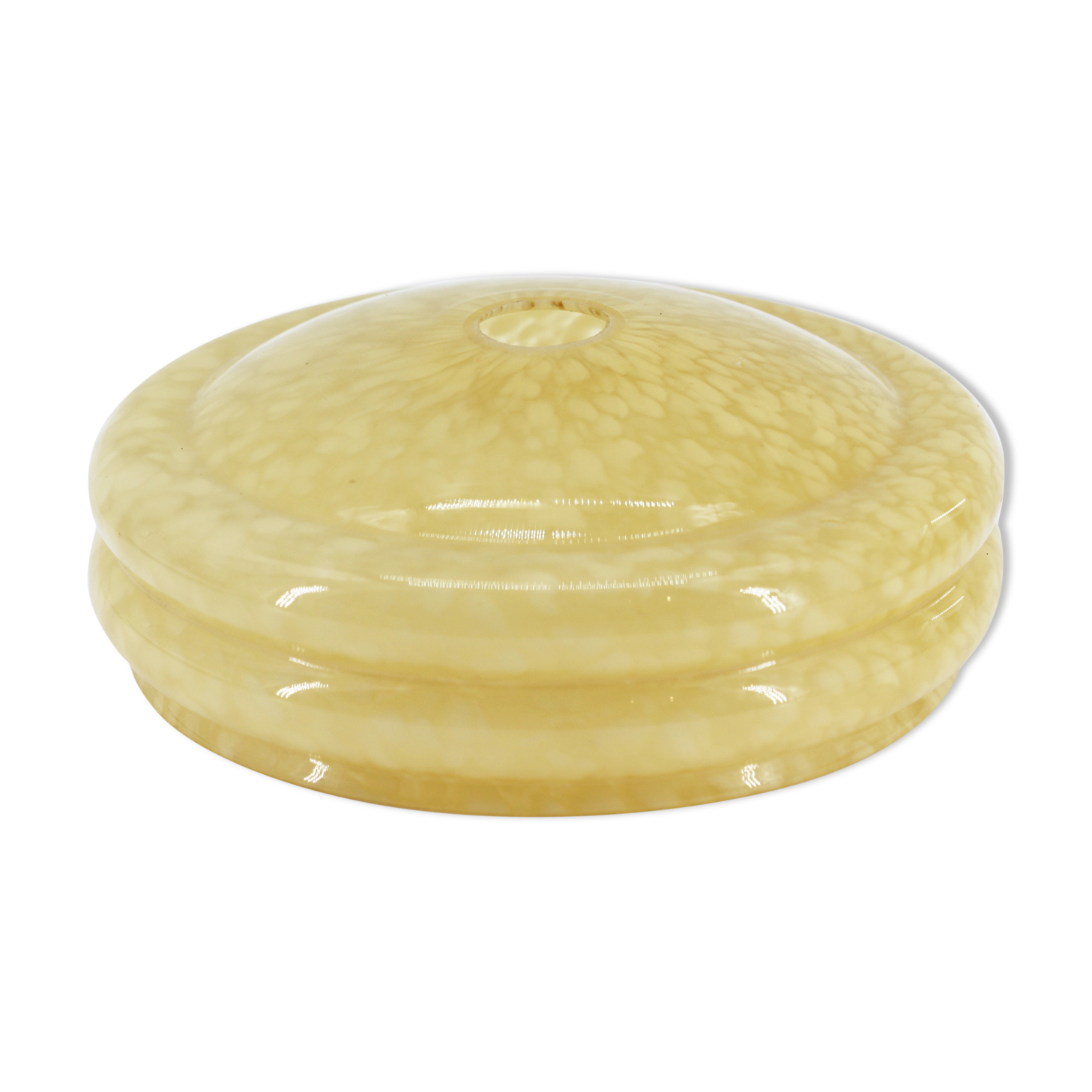 Vintage speckled glass globe