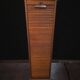 Oak curtain filing cabinet