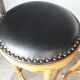 Paire 2 tabourets bistrot bar bois courbé st art deco