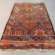 Vintage Turkish kilim rug 150x92 cm wool kelim, medium 2489