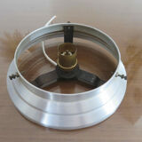 Ceiling lamp opaline ball white 30 years 40