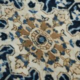 Grand tapis persan ancien bleu marine, 293 x 391 cm