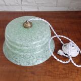 Vintage glass suspension Clichy