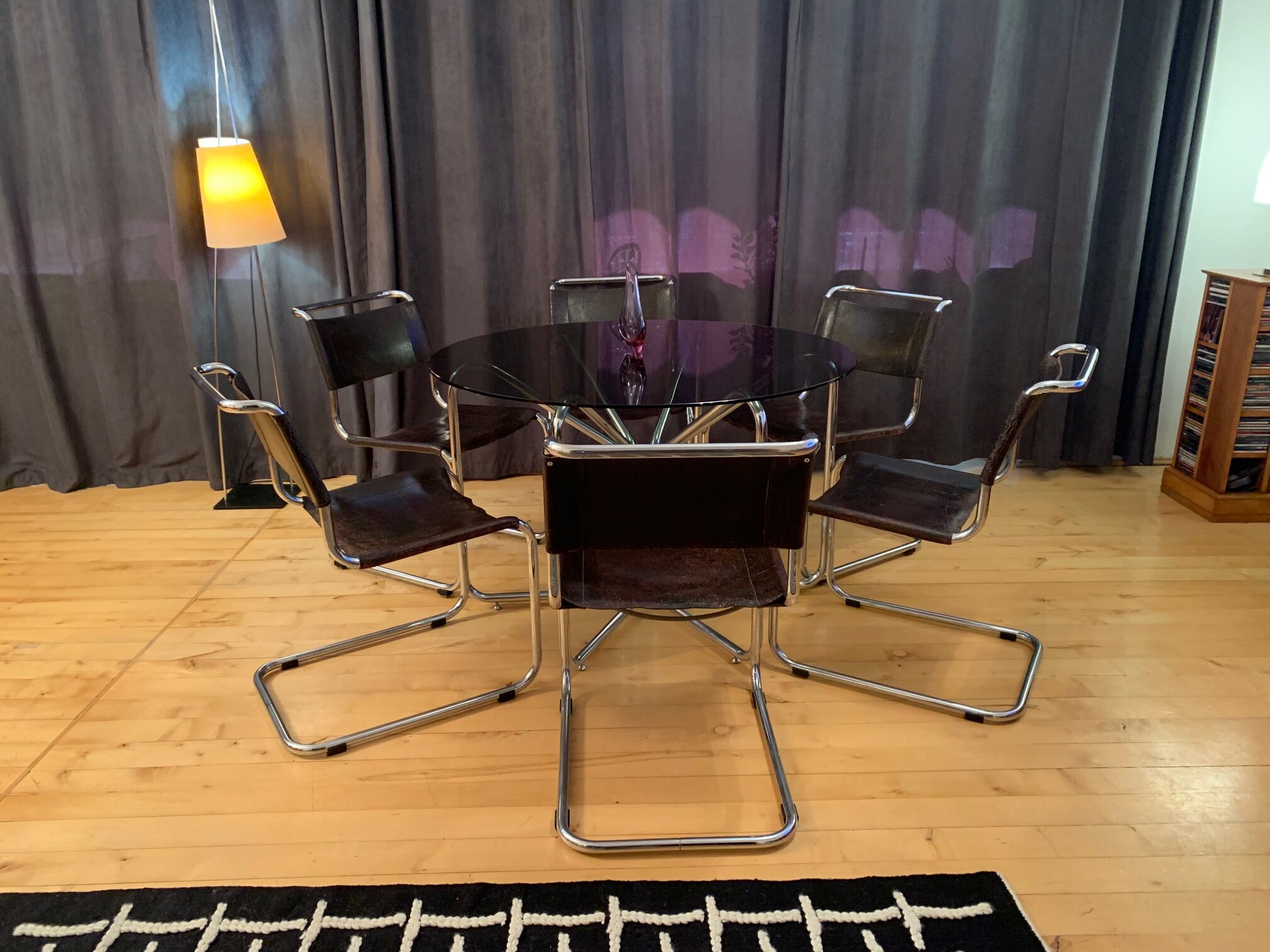 A set of six S33 chairs by Mart Stam, Thonet, Germany, 1960s.