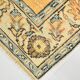 5x9 Vintage Yellow & Green Oriental Turkish Rug, 157x273Cm