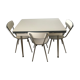 Table and its 3 Formica chairs