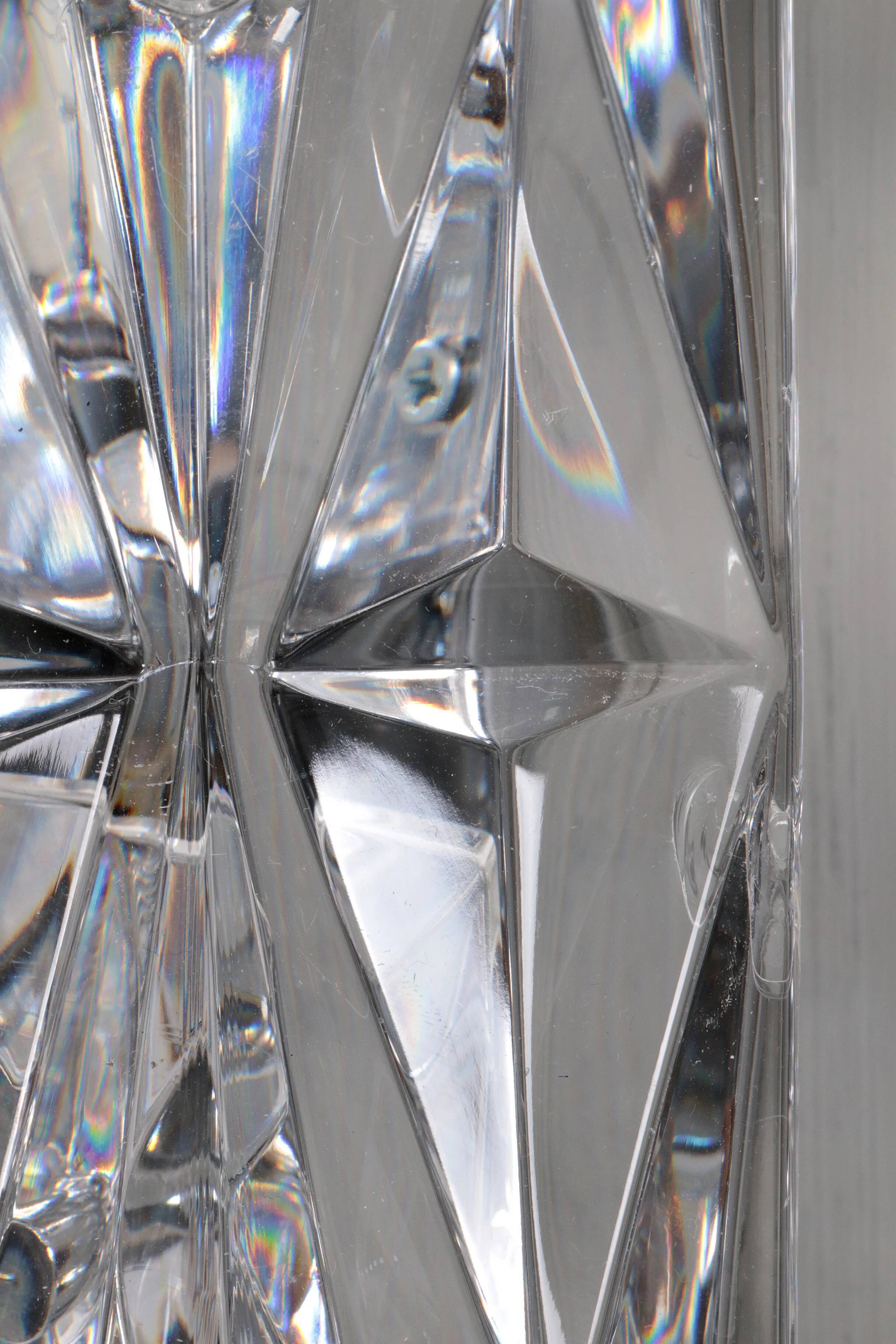 Rare 1960s Kinkeldey German crystal wall sconce 1960