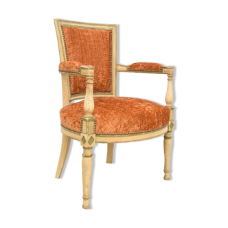 Directoire style convertible armchair