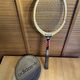 Vintage adidas tennis racket ilie năstase wood + black cover