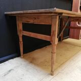 Table pliante en bois brasserie-guinguette , 6/8 couverts