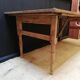 Folding table in wood brewery-guinguette, 6/8 cutlery