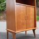 Golden oak bookcase 1950