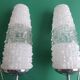 Pair of vintage tulip shaped globe chrome wall sconces