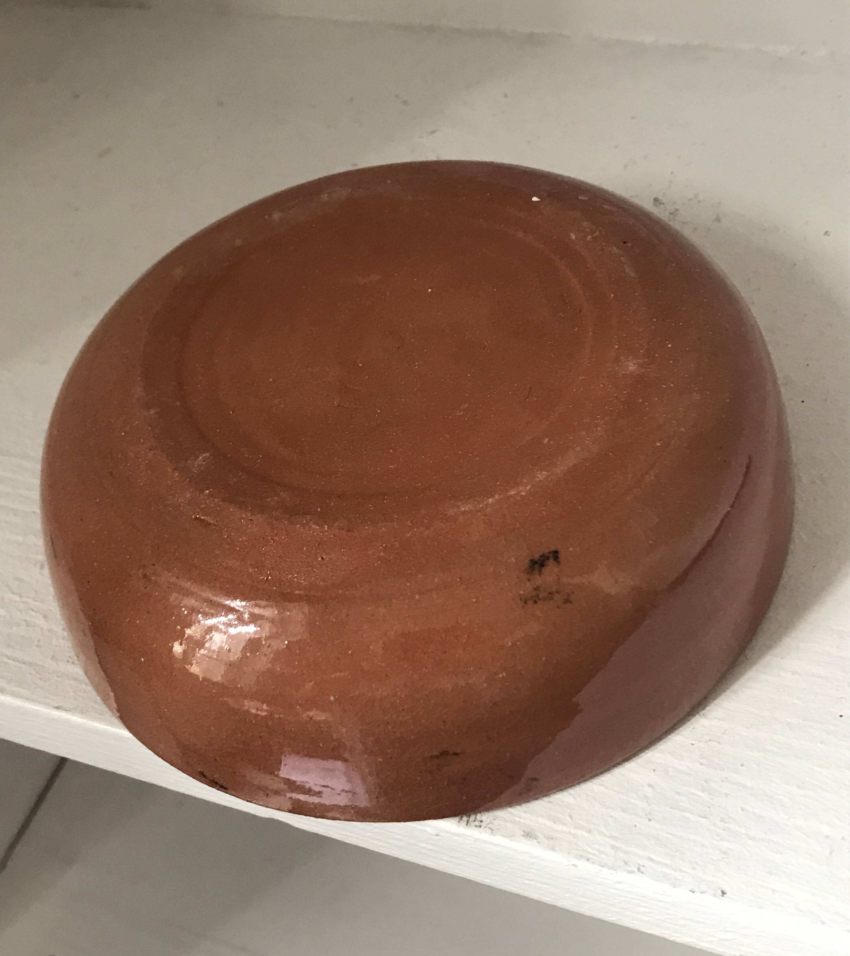 Morocco striped ceramic bowl