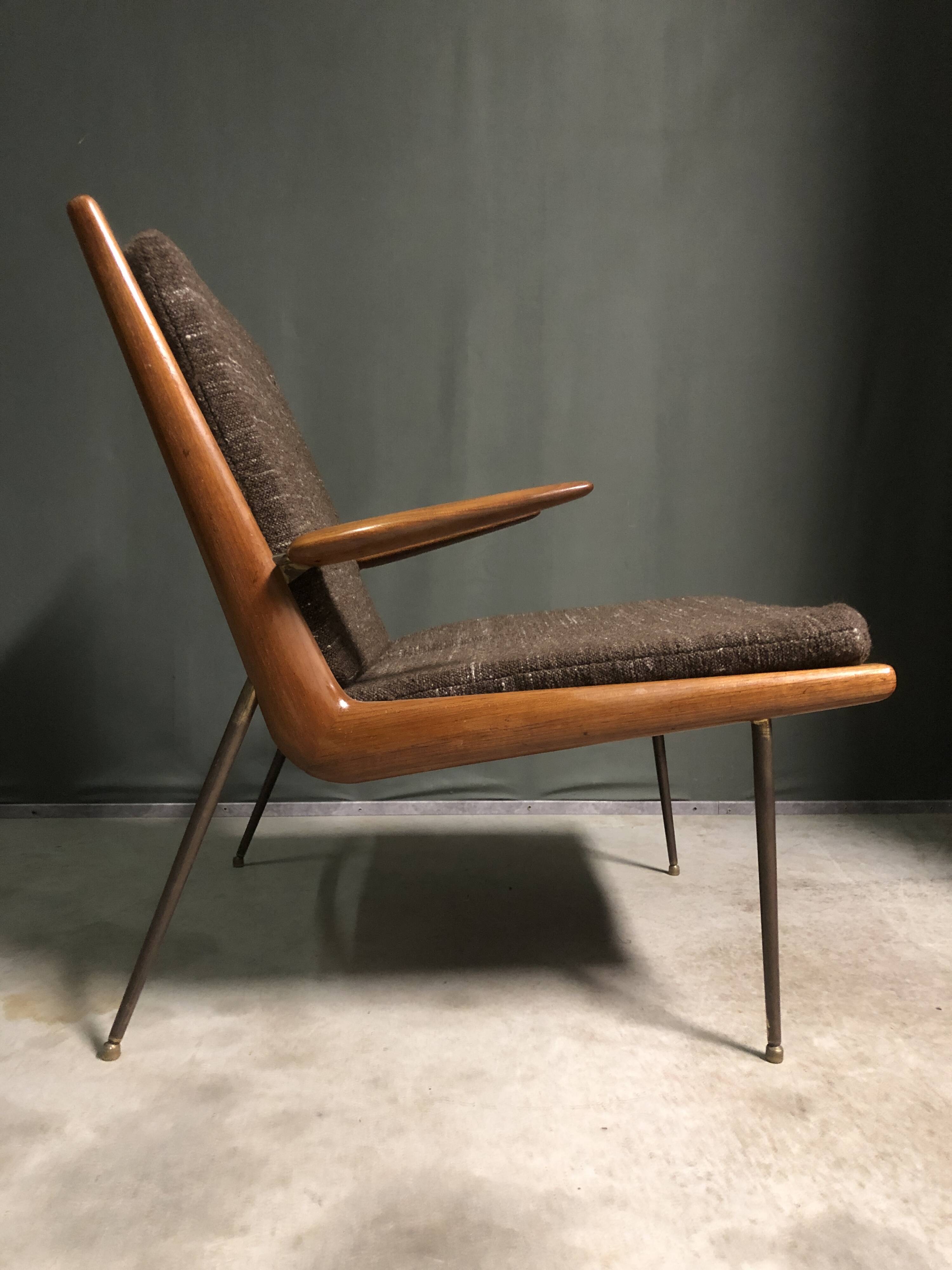 CHAISE BOOMERANG POUR FRANCE & SON PAR HVIDT & MOLGAARD NIELSEN