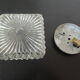 Glass square ceiling light