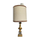 Vintage lamp 70s crystal and brass