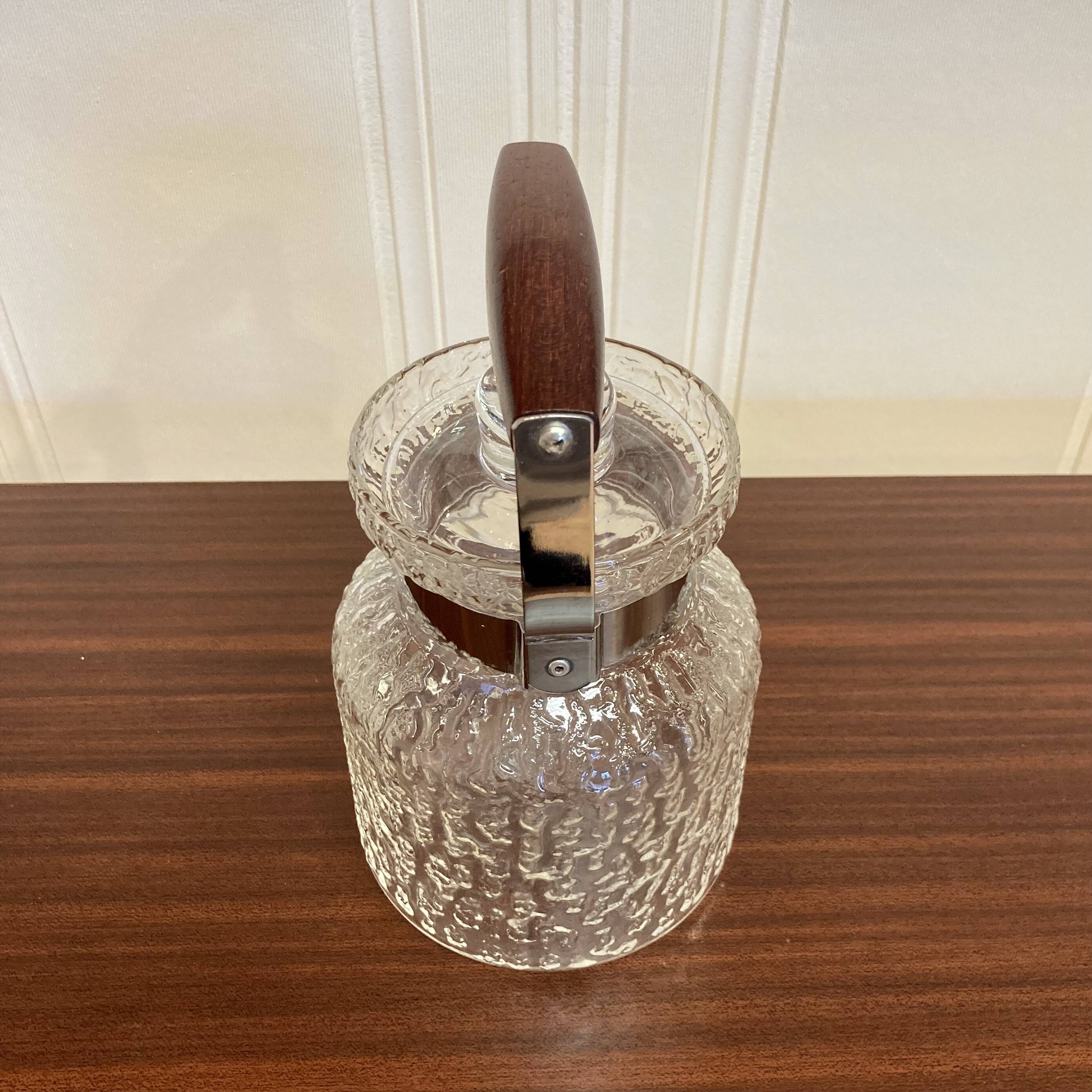 Scandinavian glass teapot design 1950.