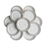 12 dessert plates