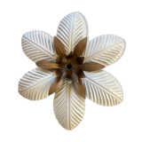 Luminaire floral années 70