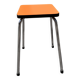 Orange Formica stool