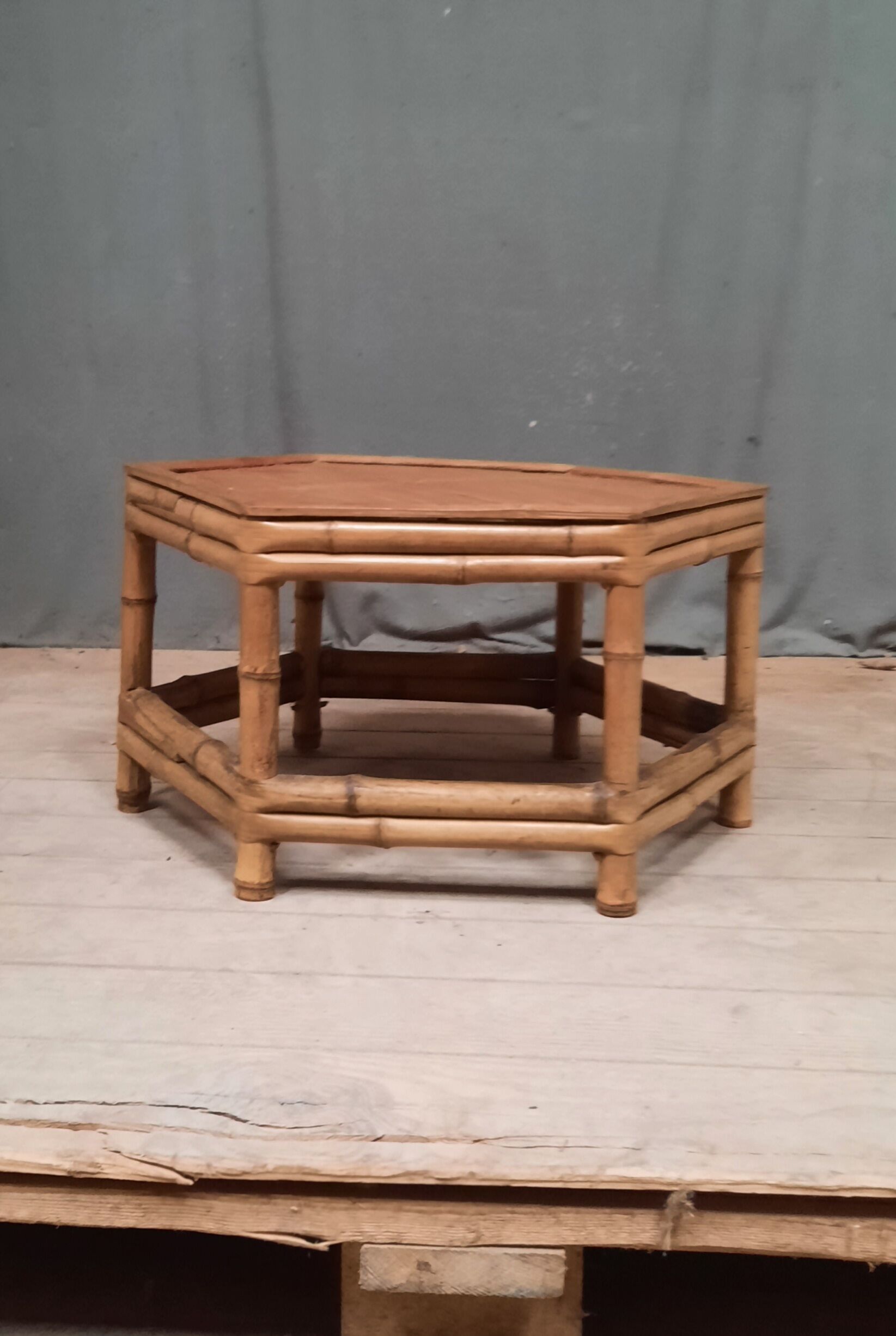Small bamboo coffee table