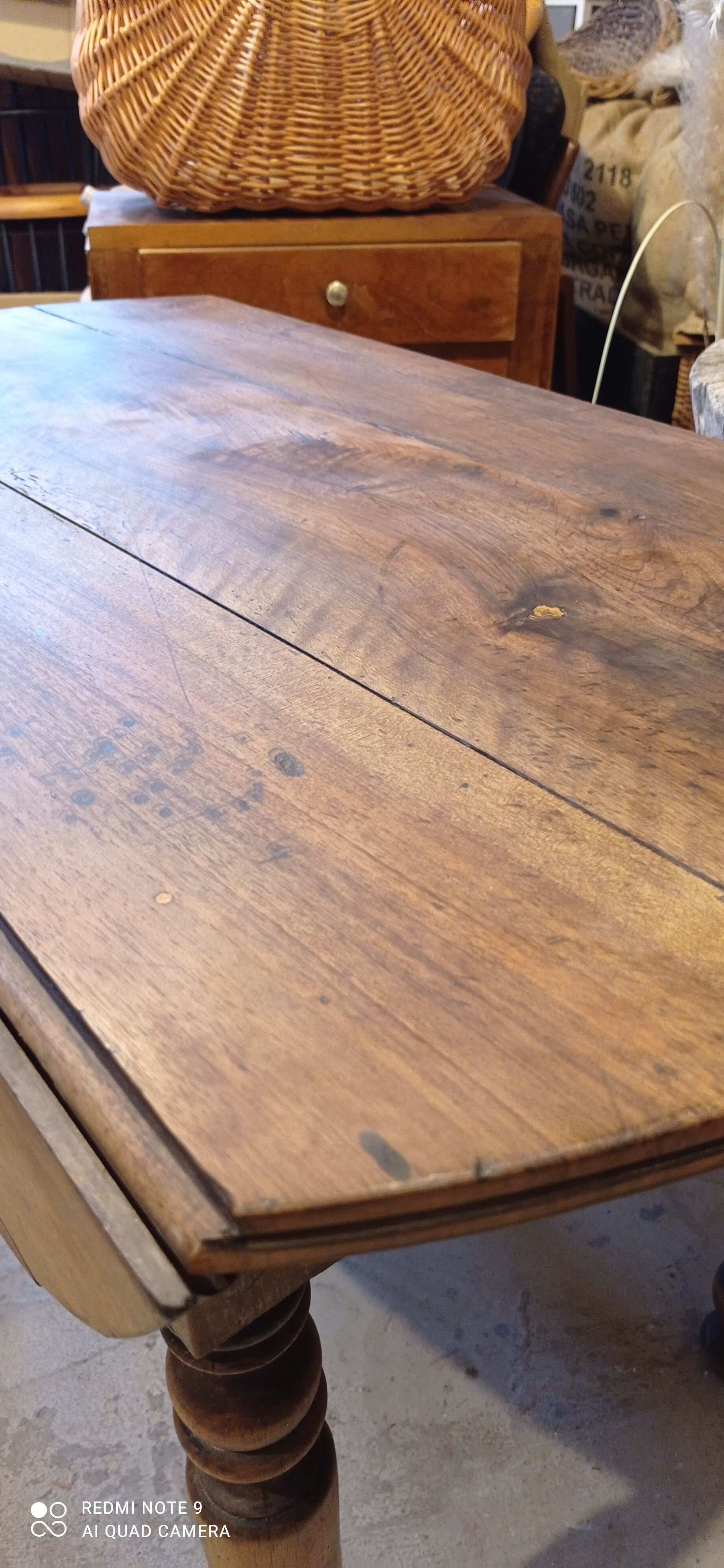 Flap farmhouse table