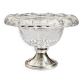 Crystal and solid silver centrepiece by C.J. Stok, Netherlands.