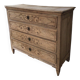 Commode XIXe en chêne sculptée